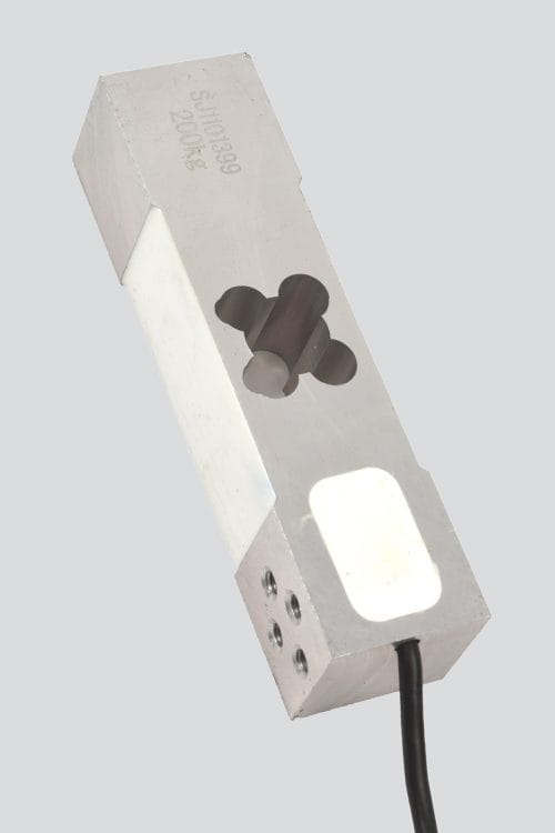Product photo of the CZL638 parallel beam load cell sensor, offered as a recommended component for iBodyinfo solutions.