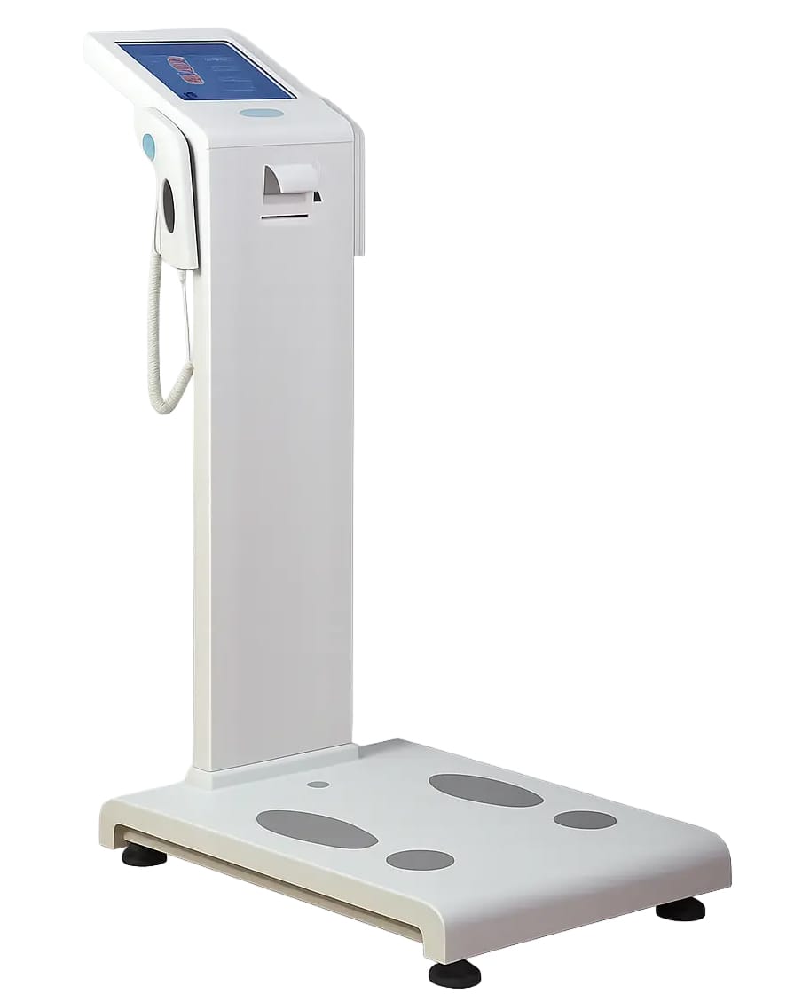 A reference design of a professional body composition analyzer built using the iBodyinfo module.