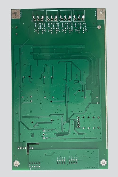 The back PCB of the iBodyinfo BCM-MF570 8-electrode 4-frequency BIA module, highlighting the high-quality craftsmanship for reliability in professional medical applications.