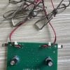 The iBodyinfo RES-MODER, a 3-gear BIA calibration fixture, shown with its high-precision adjustment knobs and electrode connection wires.